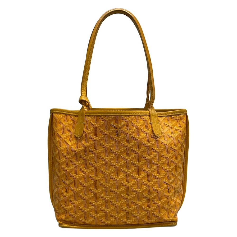 Goyard Anjou MIni Tote Bag Coated Canvas Leather